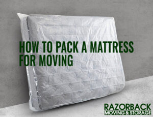 how to pack a mattress for moving