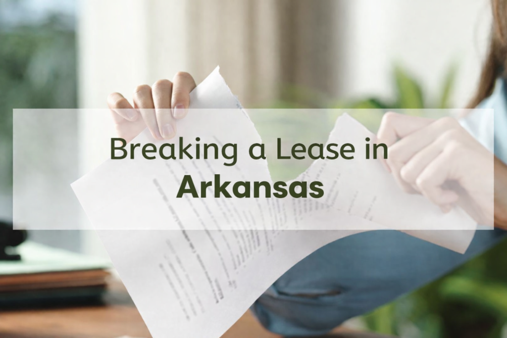breaking lease in arkansas
