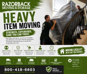 Heavy Item Moving Made Safe, Simple & Stress-Free