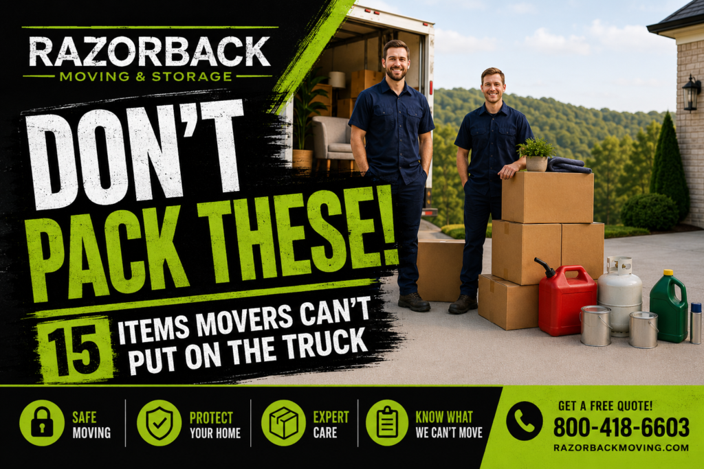 movers cannot move on truck